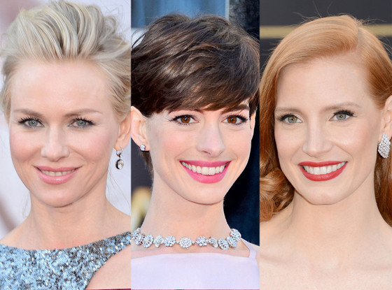 Naomi Watts, Anne Hathaway, Jessica Chastain, Oscars 2013 Naomi Watts, Anne Hathaway, Jessica Chastain, Oscars 2013
